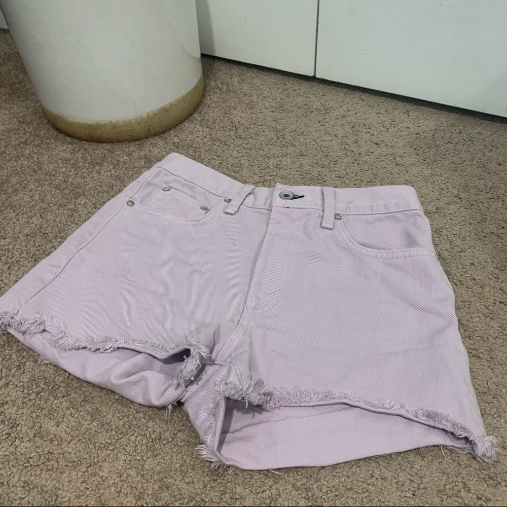 Rag & bone purple cutoff shorts
